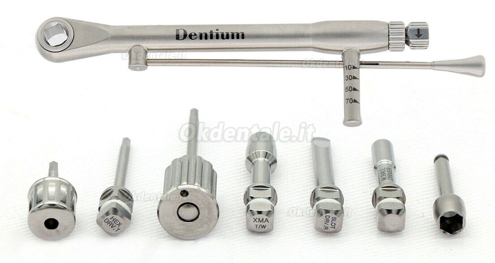 Dentium chiave dinamometrica per impianti dentali (kit di strumenti per protesi dentarie)