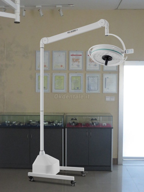 KD-2036D-3 36LED Lampada dentale a luce fredda senza ombre con profondità di illuminazione regolabile 72 W (a terra, con una base) 