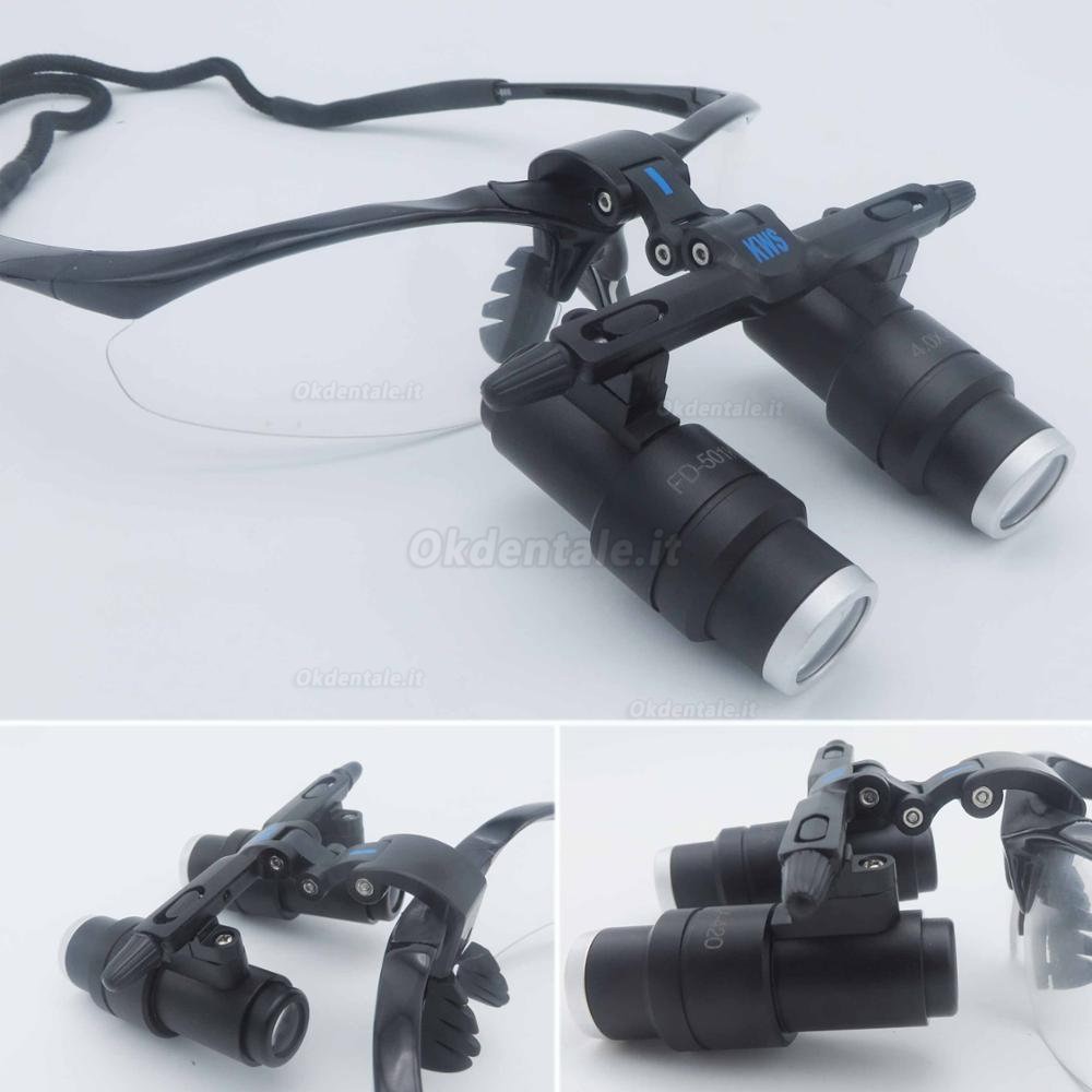 KWS® FD-501-K 4.0X/5.0X/6.0X Lenti binoculari su fascia frontale