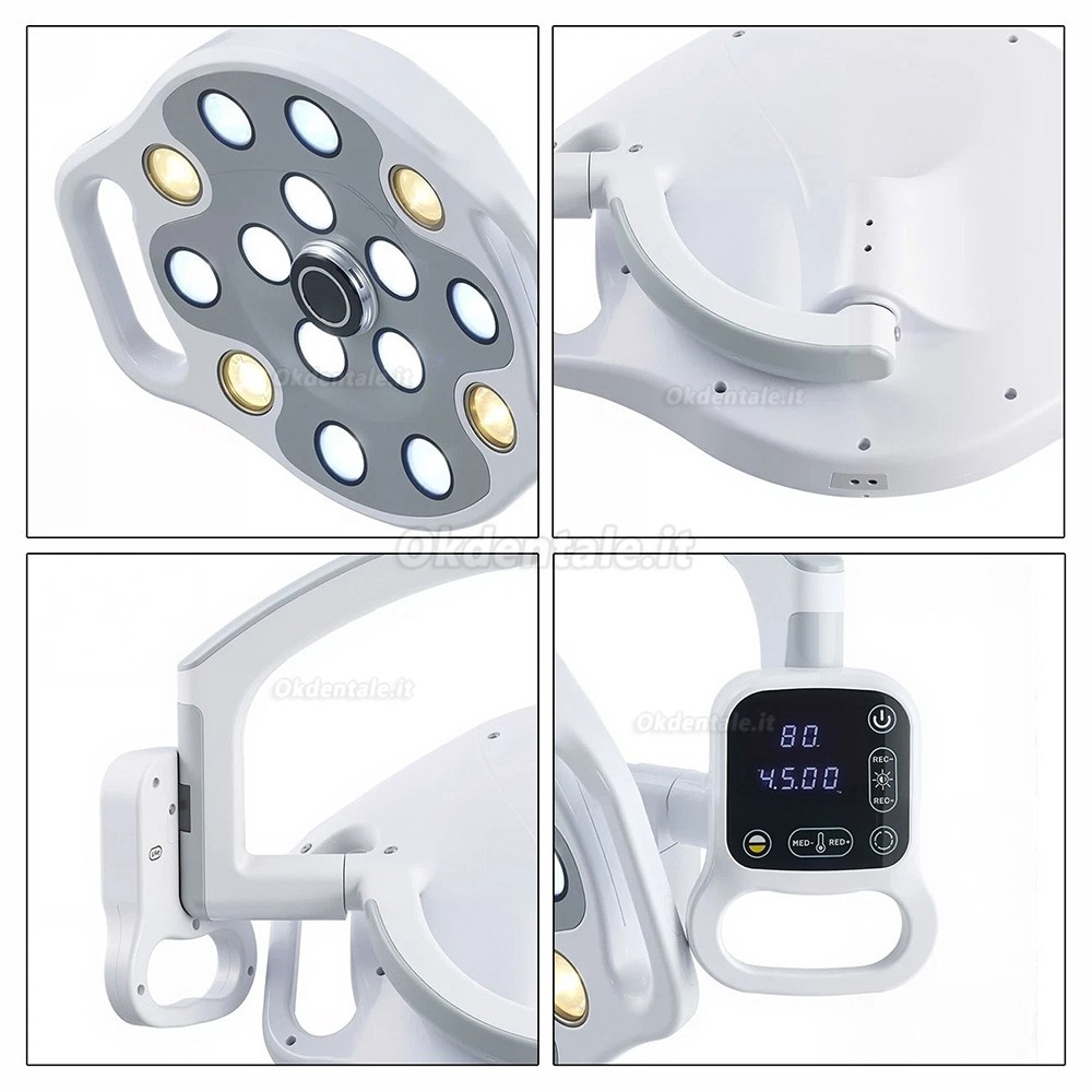 Lampada sala operatoria dentale a LED KY-P132 22 mm con videocamera wireless integrata Lampada sala operatoria dentale a LED KY-P132 22 mm con videocamera wireless integrata