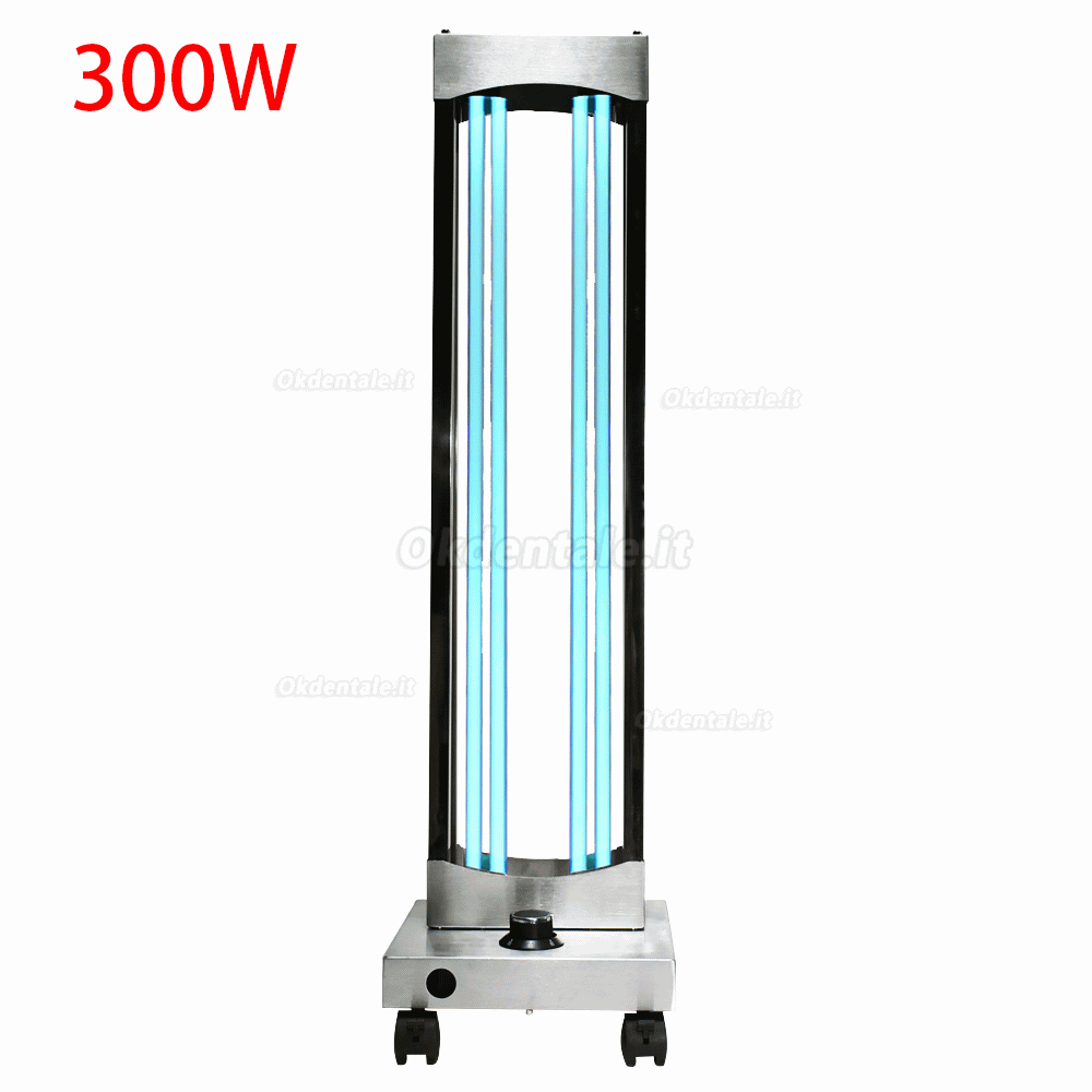 300W Professionale UV+ Ozono Acciaio Inossidabile Sterilizzatore Lampada con Sensori Radar