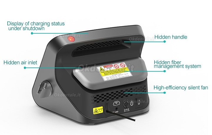 Laser a diodi odontoiatria LAZON SOLASE PRO (3 lunghezze d'onda 450nm/635nm /980nm)