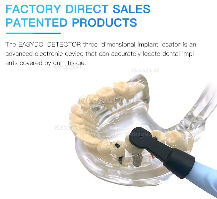 Kit localizzatore di impianti dentali / Localizzatore implantare / Impianto di ricerca intelligente