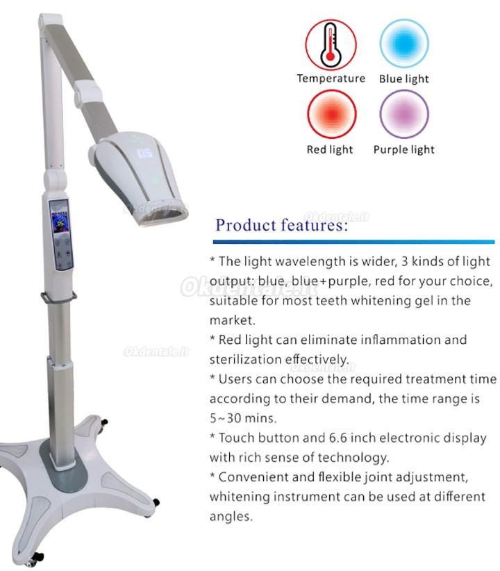 Magenta MD-775 lampada sbiancamento dentale con regolatore di temperatura