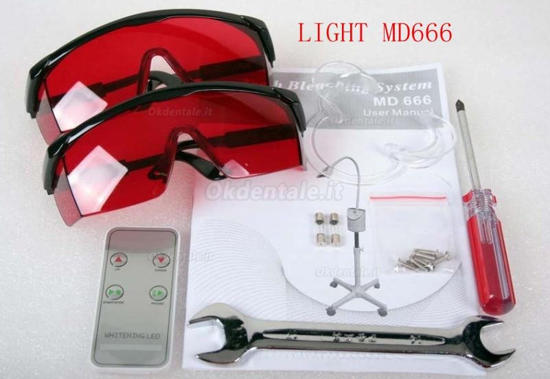 Magenta® MD666 Lampada a LED sbiancamento dei denti (Modello a piedi)