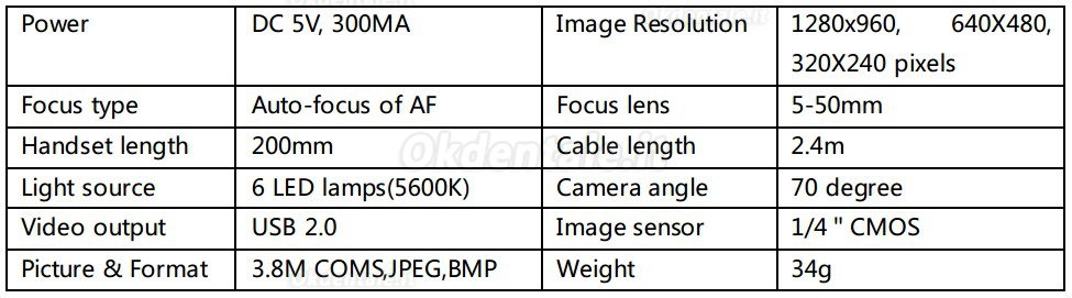 Magenta® MD740 telecamera intraorale wireless USB collegamento