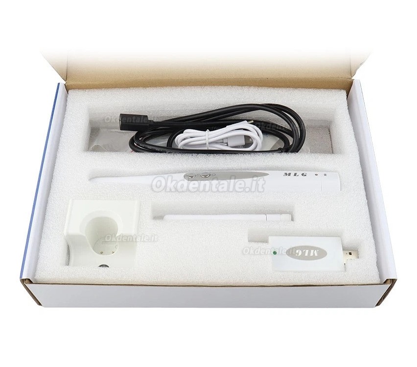 Telecamera intraorale wireless per odontoiatria MLG CF680, 1080P, con 8 luci LED Telecamera intraorale wireless per odontoiatria MLG CF680, 1080P, con 8 luci LED