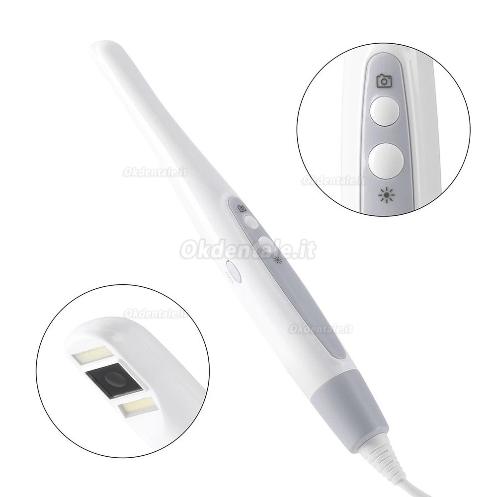 Telecamera intraorale dentale USB 4K HD MLG CF686B, sensore da 1/2,8 pollici Telecamera intraorale dentale USB 4K HD MLG CF686B, sensore da 1/2,8 pollici