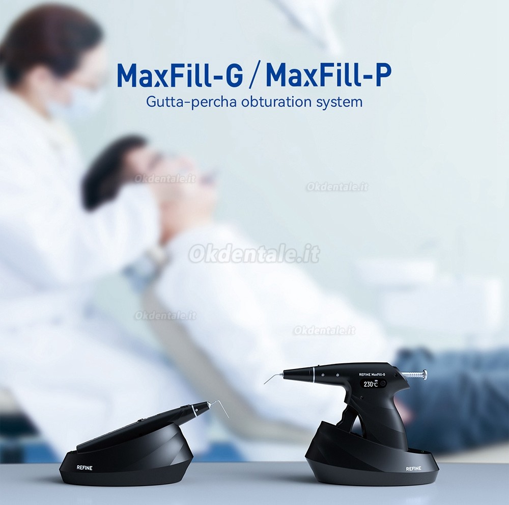Refine® Sistema di otturazione gutta-percha (pistola termoplastica MaxFill-G + manipolo MaxFill-P)