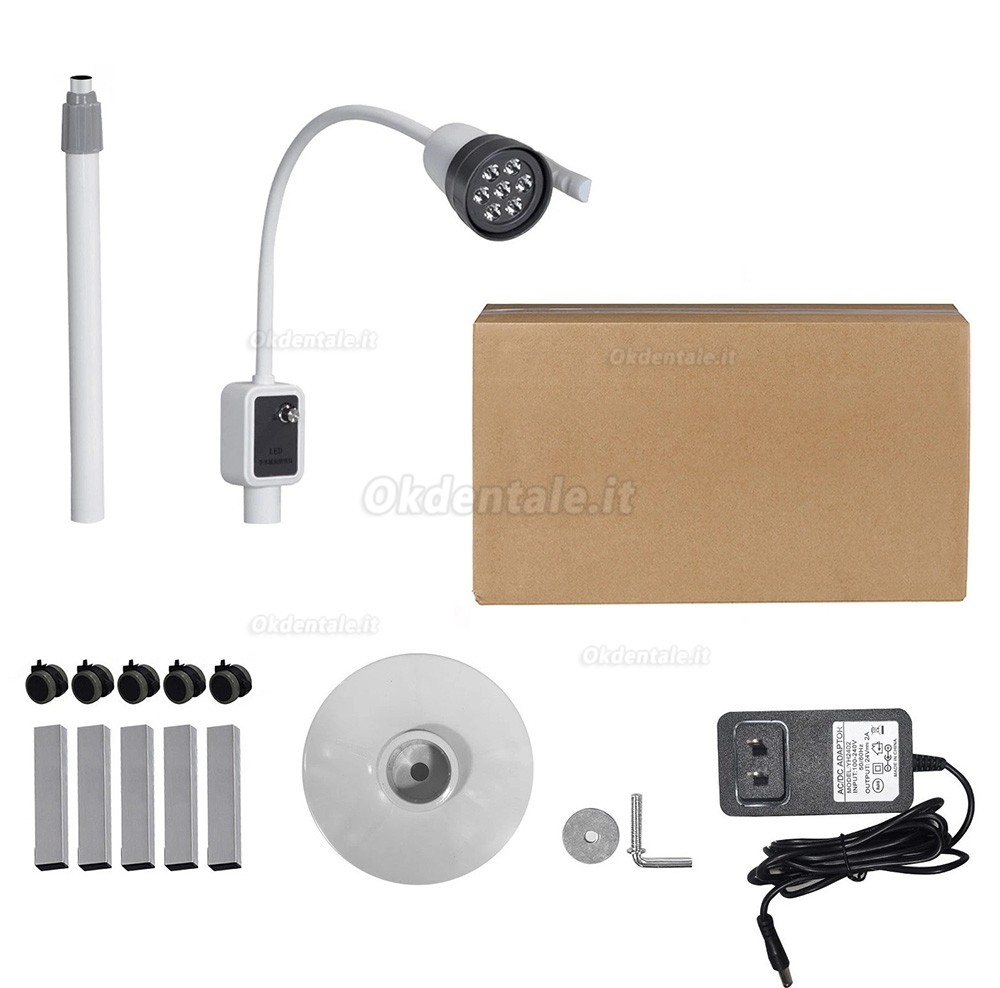 Lampade diagnostiche mediche Micare JD1000L, luce fredda a LED da 15W Lampade diagnostiche mediche Micare JD1000L, luce fredda a LED da 15W