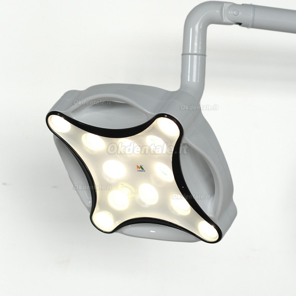 Micare® JD1700 Lampada scialitica odontoiatrica a LED a doppia testa con montaggio a soffitto