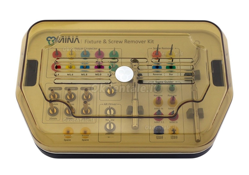 MINA Dispositivo di fissaggio dell'impianto & Estrattore viti rotte per impianti