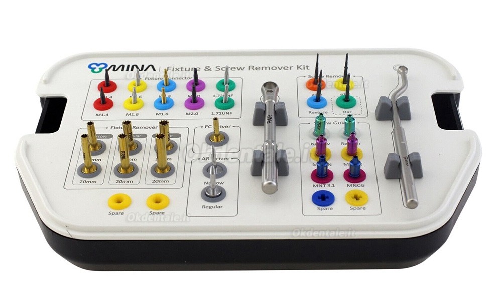 MINA Dispositivo di fissaggio dell'impianto & Estrattore viti rotte per impianti