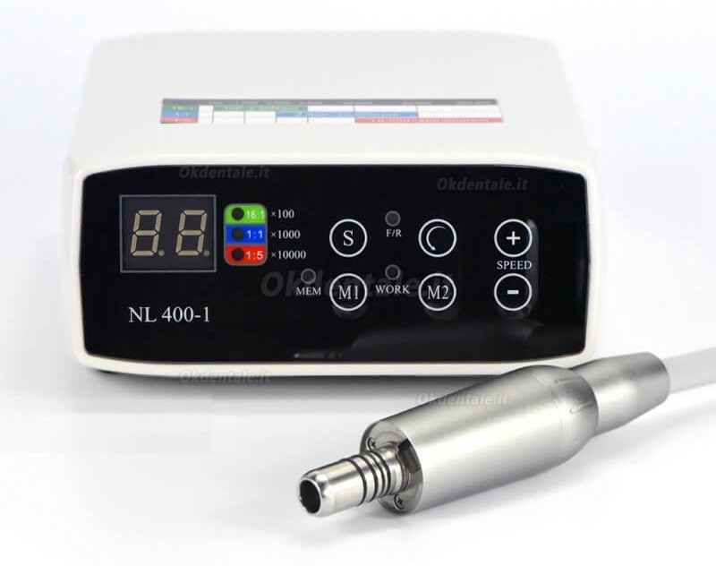 Westcode NL400-I micromotore elettrico odontoiatrico con luce a led e getto d'acqua interno