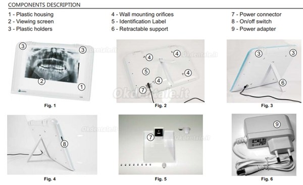 HISHINE® LUNA Dental Negatoscopio