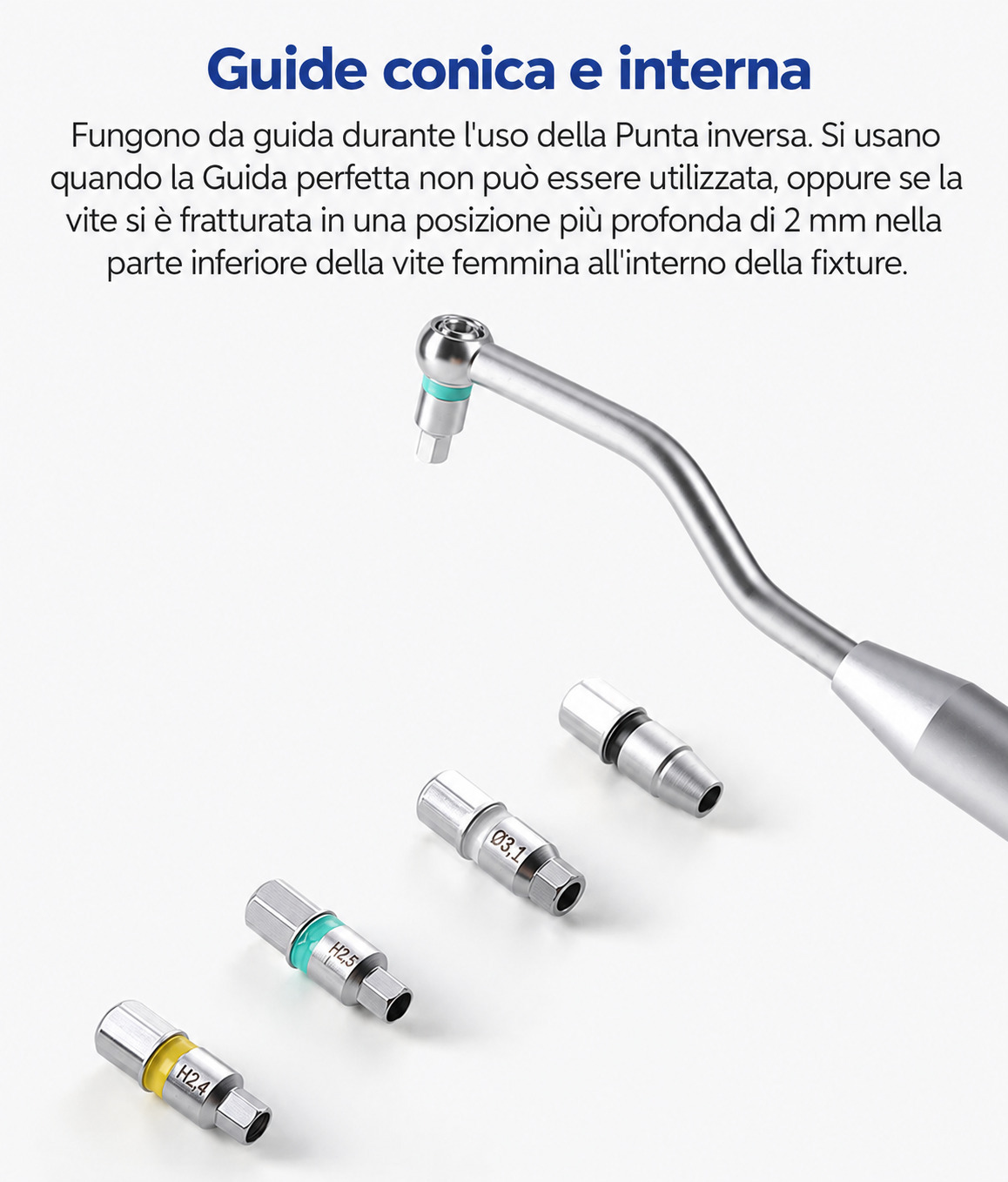 Kit universale HLY Dental per la rimozione di viti implantari Kit universale HLY Dental per la rimozione di viti implantari