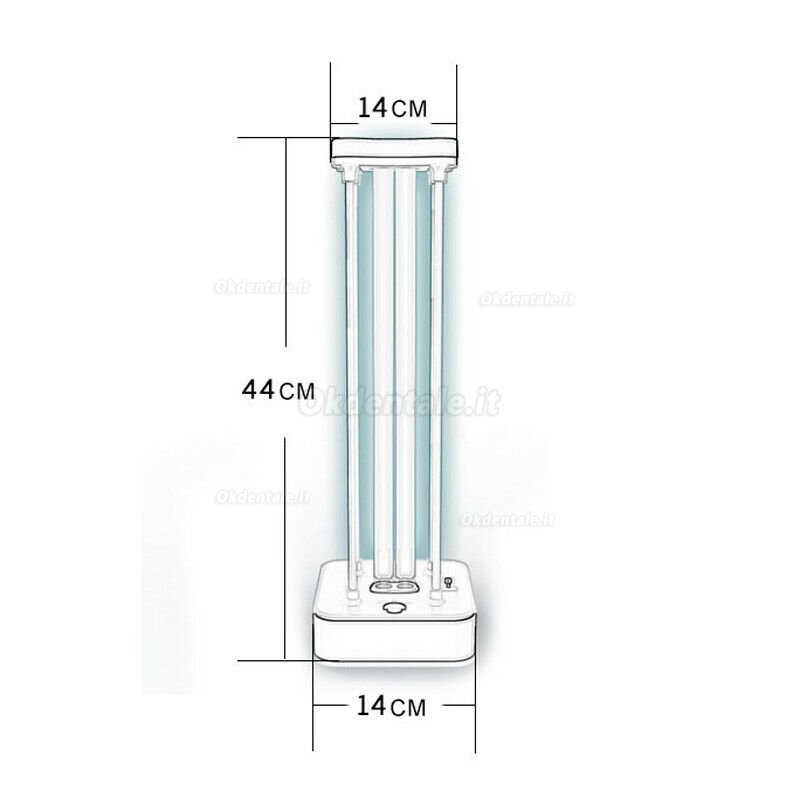 36W 60W UV Sterilizer Timer Remote Control Ultraviolet Light 110V 220V Ozone UVC Ozone Quartz Disinfection Lamps Bactericidal