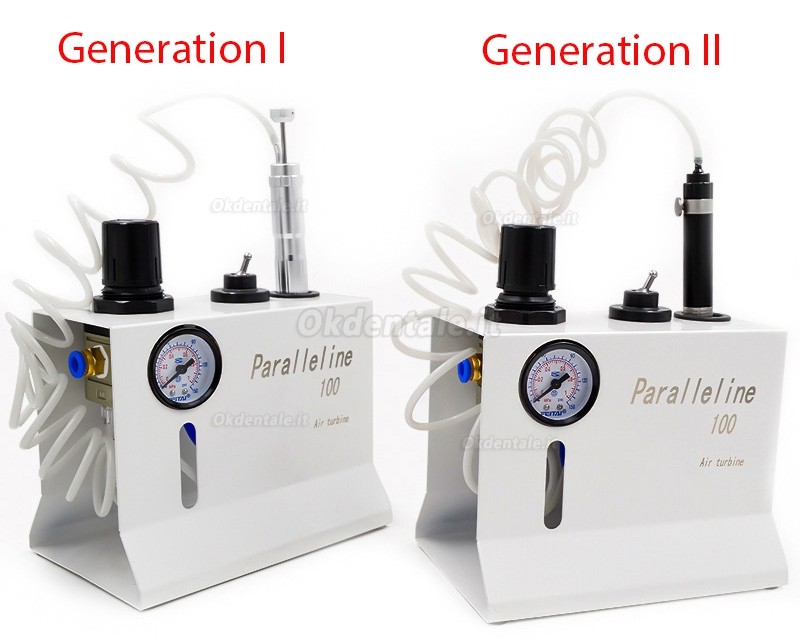 Paralleline 100 Turbina per laboratorio dentale 420000giri/min o 320000giri/min