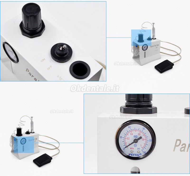 Paralleline 100 Turbina per laboratorio dentale 420000giri/min o 320000giri/min