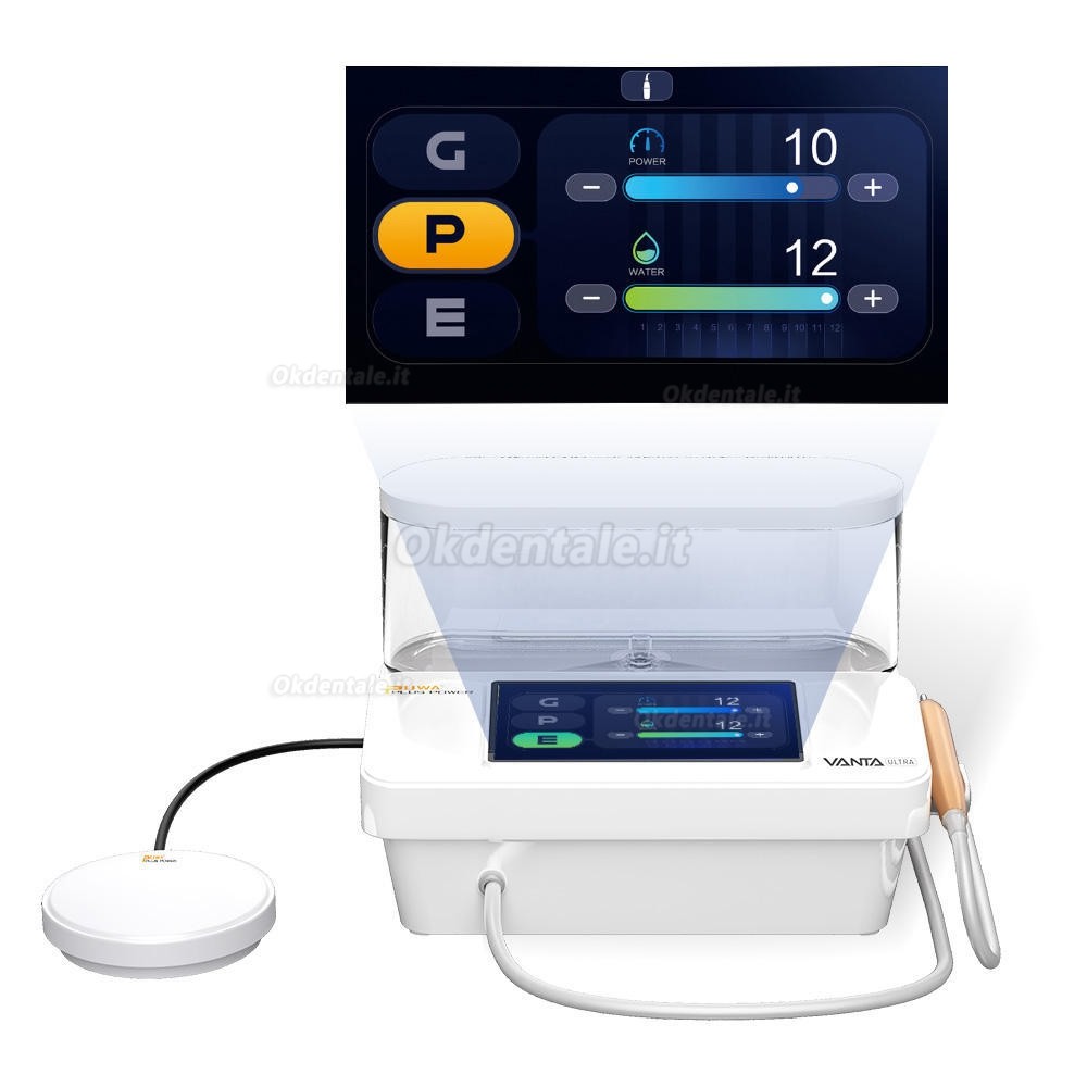 Ablatore ultrasonico dentale digitale PlusPower Vanta