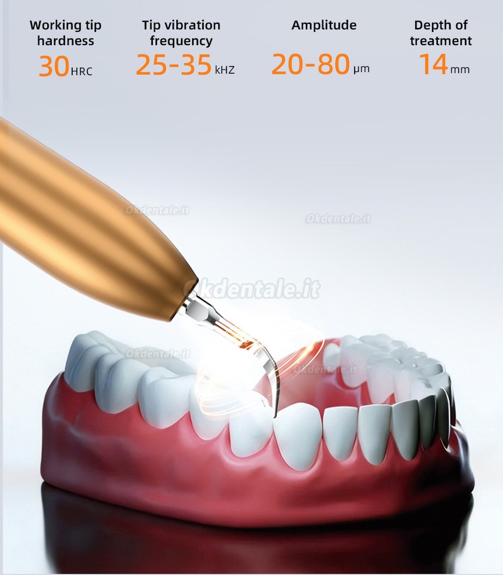 Ablatore ultrasonico dentale digitale PlusPower Vanta