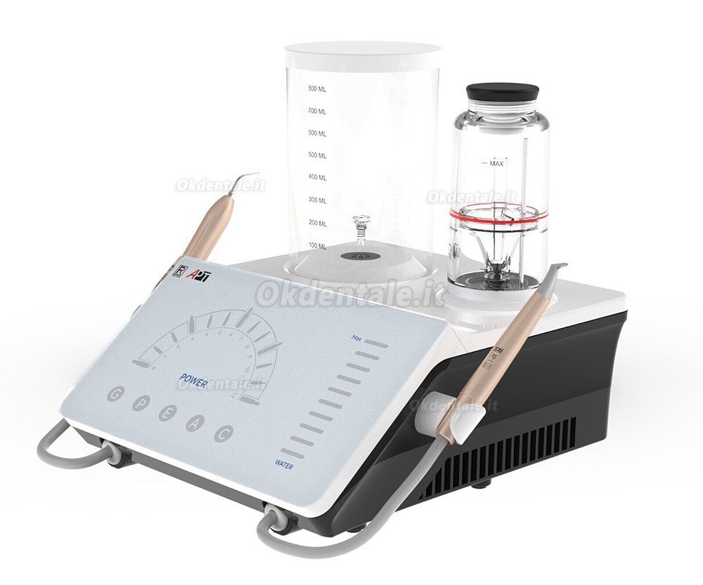 Perfeziona APT 2 in 1 Ablatore ultrasuoni dentale e lucidatrice ad aria compatibile con EMS Prophylaxis Master Perfeziona APT 2 in 1 Ablatore ultrasuoni dentale e lucidatrice ad aria compatibile con EMS Prophylaxis Master