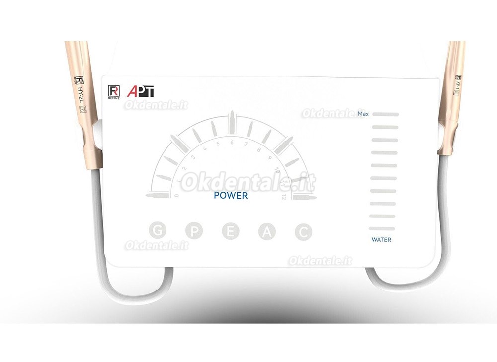 Perfeziona APT 2 in 1 Ablatore ultrasuoni dentale e lucidatrice ad aria compatibile con EMS Prophylaxis Master Perfeziona APT 2 in 1 Ablatore ultrasuoni dentale e lucidatrice ad aria compatibile con EMS Prophylaxis Master