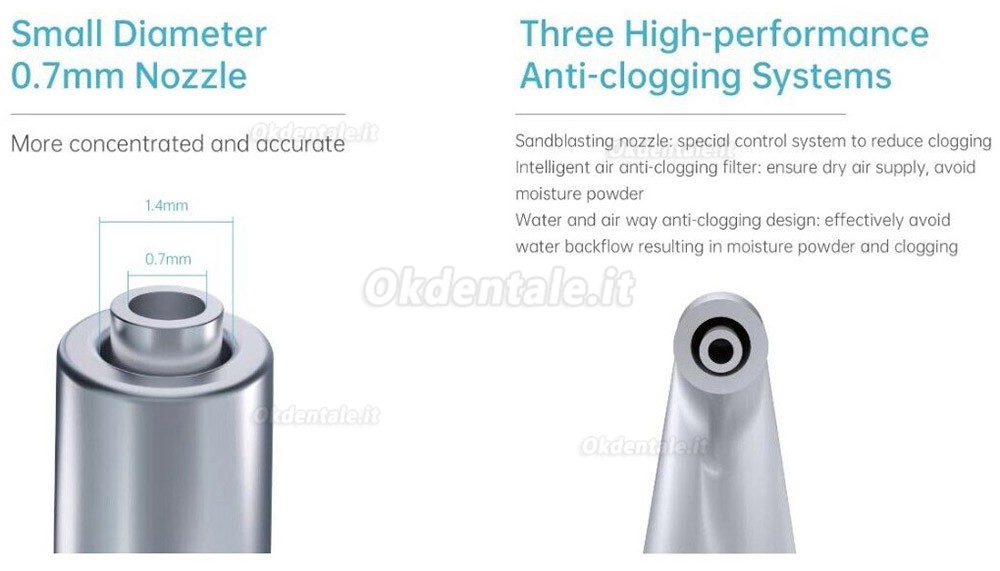 Perfeziona APT 2 in 1 Ablatore ultrasuoni dentale e lucidatrice ad aria compatibile con EMS Prophylaxis Master Perfeziona APT 2 in 1 Ablatore ultrasuoni dentale e lucidatrice ad aria compatibile con EMS Prophylaxis Master