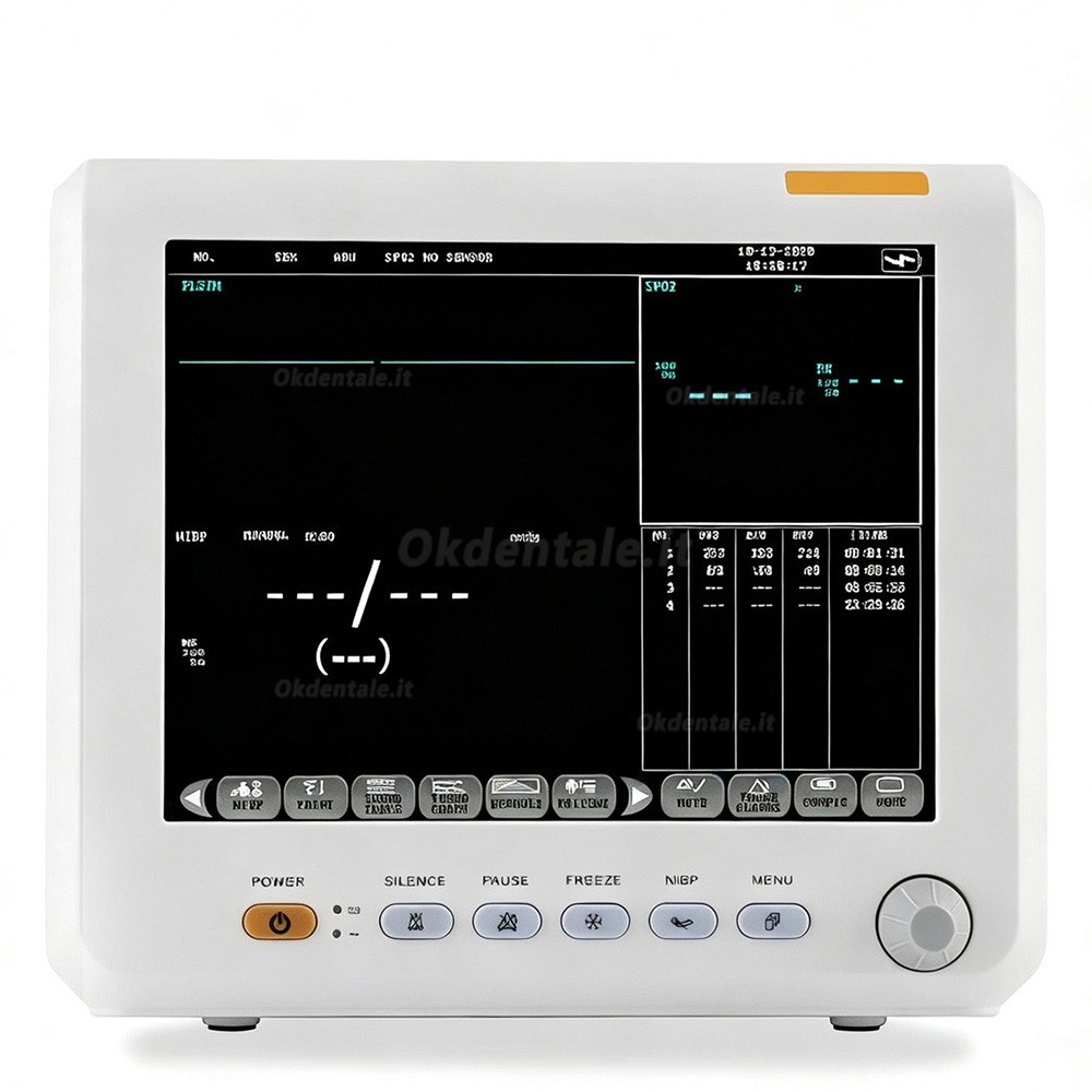 Monitor multiparametrico SINNOR SNP9000L-B da 8 pollici con 4 parametri (NIBP, SPO2, PR, TEMP)