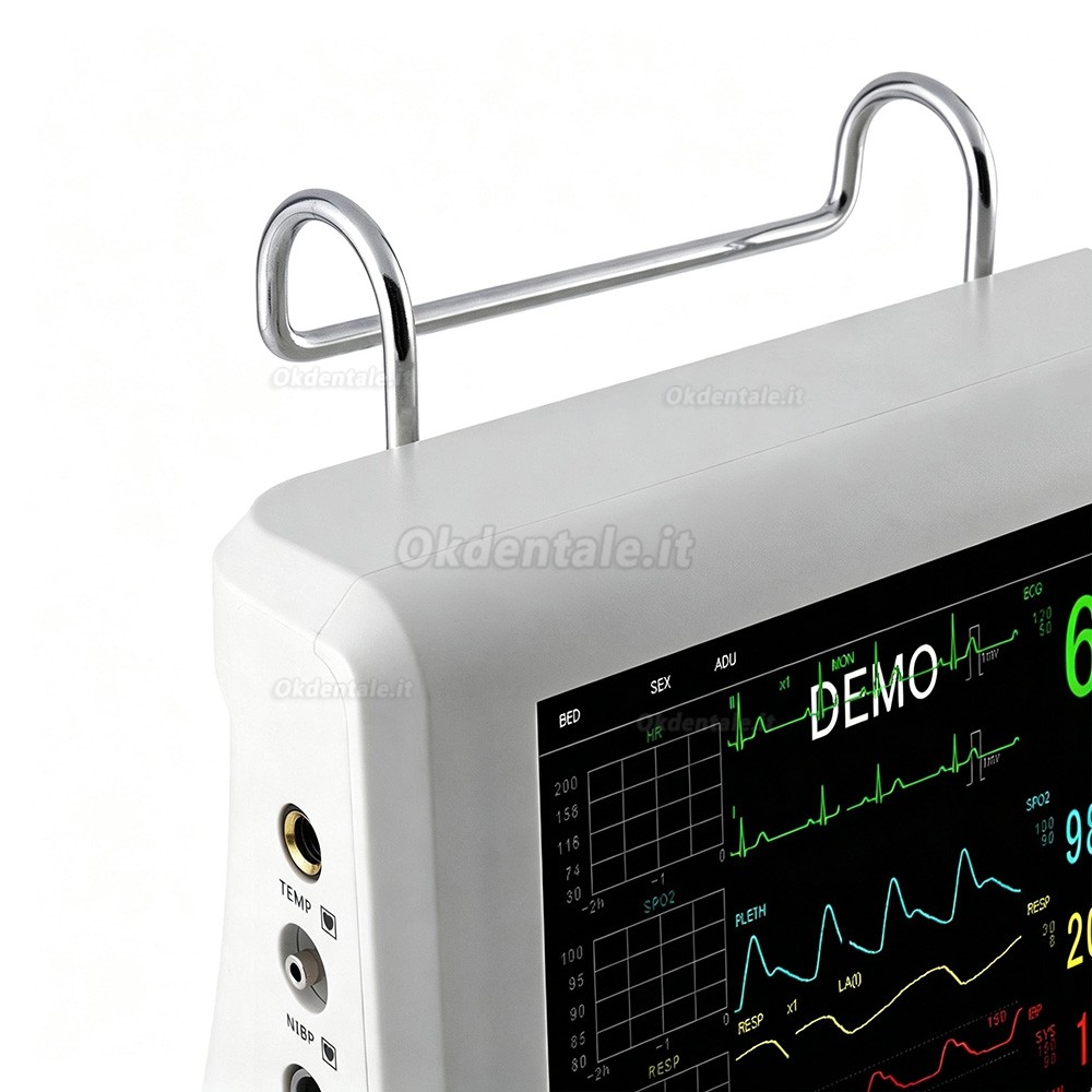 Monitor multiparametrico SINNOR SNP9000L-D da 8 pollici con 6 parametri (ECG, NIBP, RESP, TEMP, SPO2, PR) Monitor multiparametrico SINNOR SNP9000L-D da 8 pollici con 6 parametri (ECG, NIBP, RESP, TEMP, SPO2, PR)