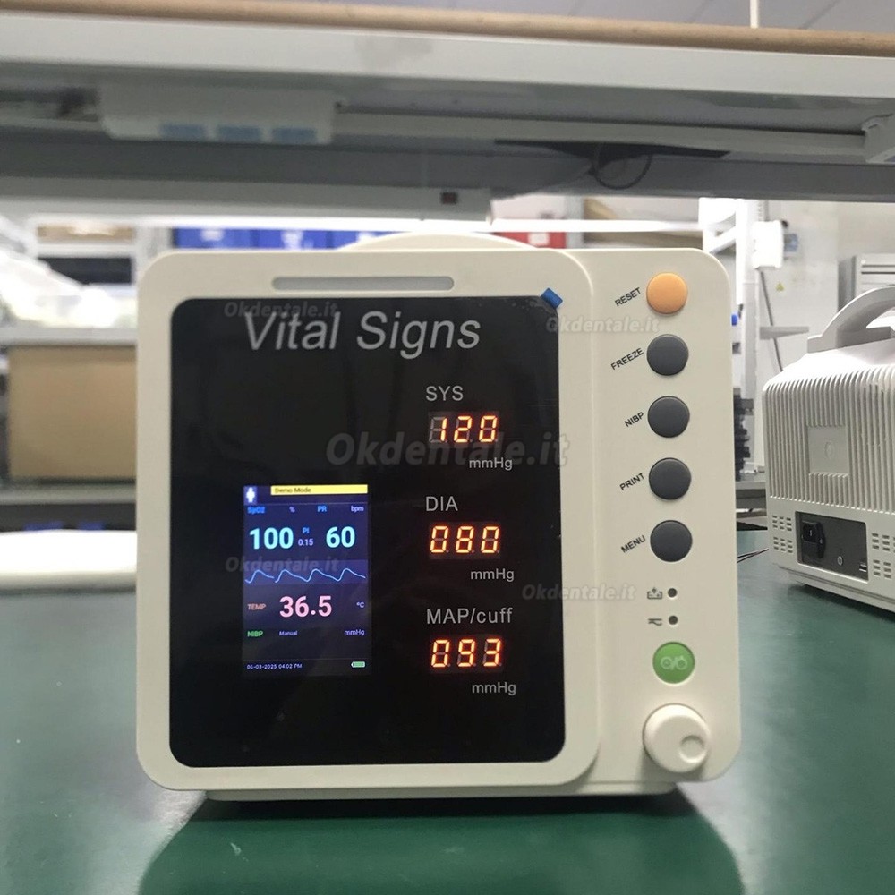 Monitor paziente multiparametrico SINNOR SNV800P con 6 parametri vitali Monitor paziente multiparametrico SINNOR SNV800P con 6 parametri vitali
