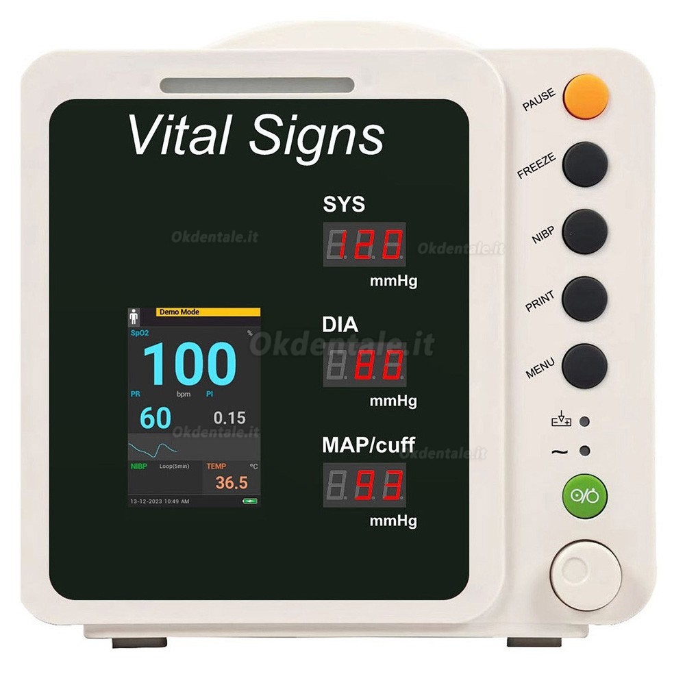 Monitor paziente multiparametrico SINNOR SNV800P con 6 parametri vitali Monitor paziente multiparametrico SINNOR SNV800P con 6 parametri vitali