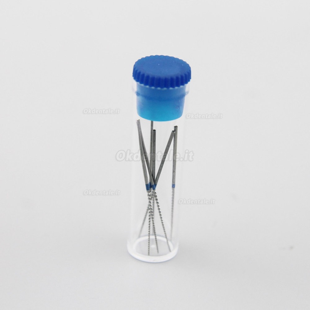 6 Bottiglia Woodpecker Endodonzia Niti U-FILE per Pulizia dentale Lime endodontiche K #15-40