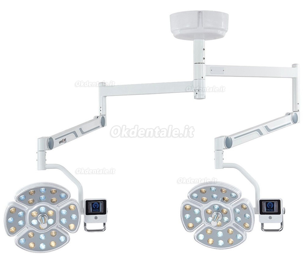 Saab® KY-P139-2 lampada scialitica per impianti dentali con montaggio a soffitto 64 LED (compatibile Wave one)