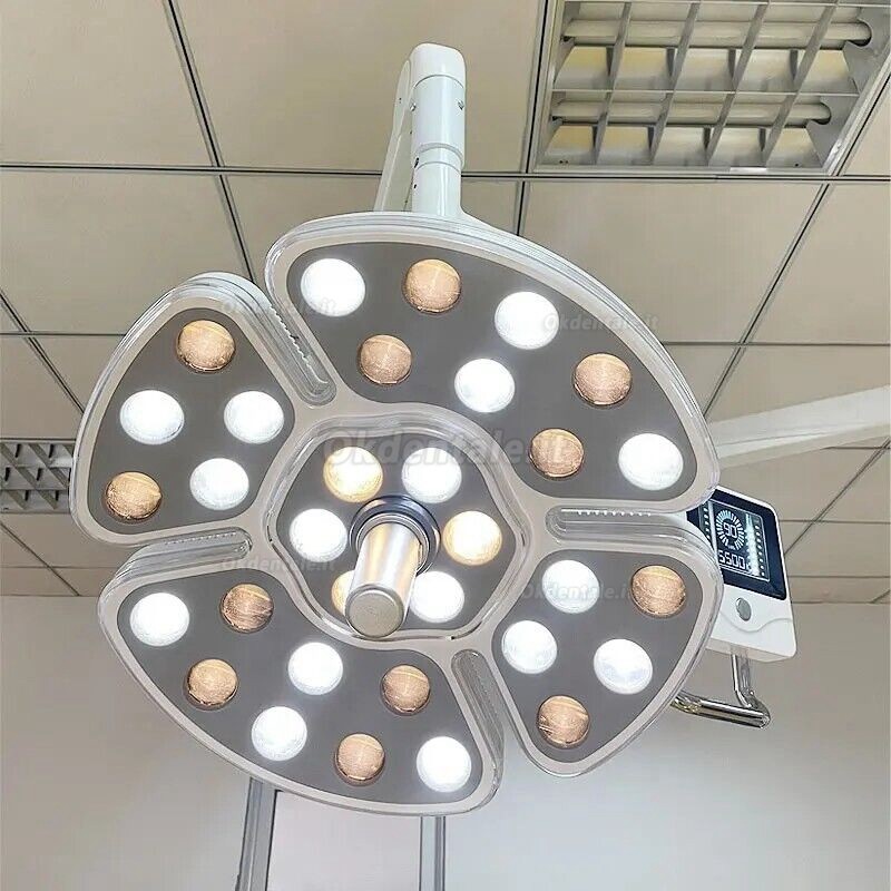 Saab® KY-P139-2 lampada scialitica per impianti dentali con montaggio a soffitto 64 LED (compatibile Wave one)