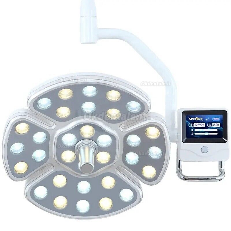 Saab®KY-P139 lampada scialitica odontoiatrica a LED 32 LED con braccio montata a soffitto