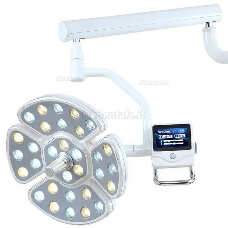 Saab®KY-P139 lampada scialitica odontoiatrica a LED 32 LED con braccio montata a soffitto