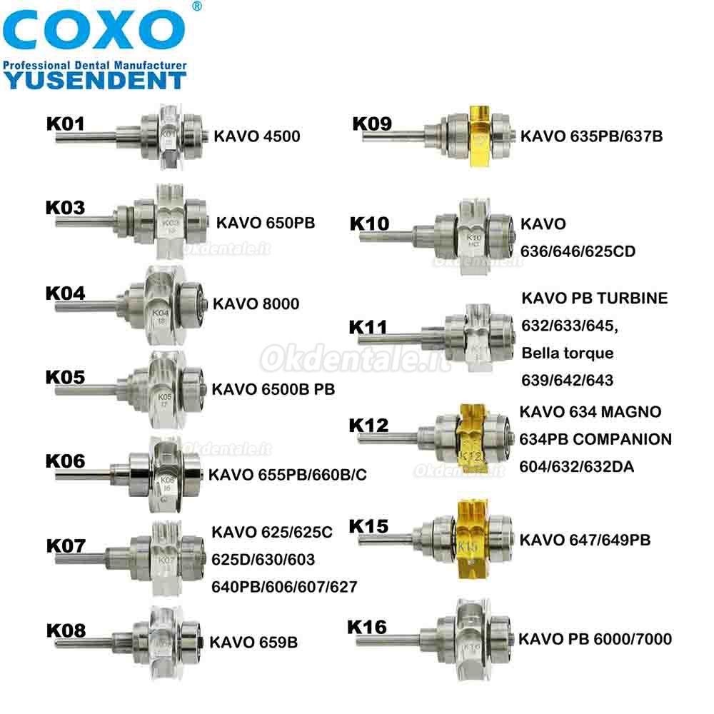 COXO Rotore turbina odontoiatrica compatibile con kavo originale manipolo a turbina