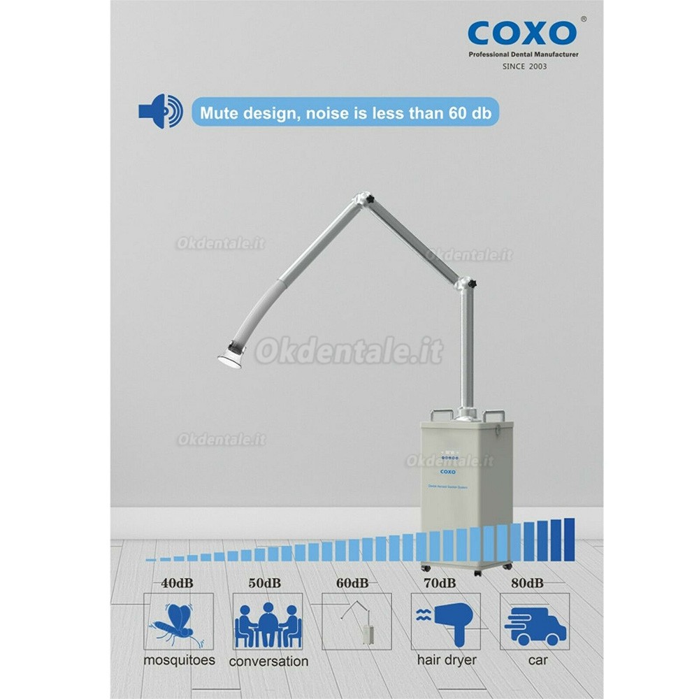 COXO C-AS aspiratore aerosol dentista con sterilizzazione UV (approvato dalla CE e FDA)