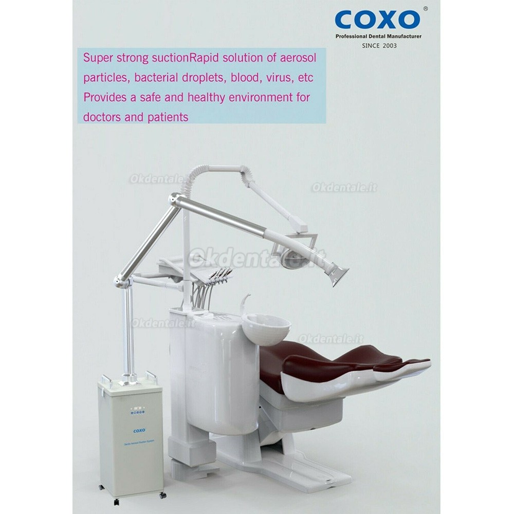 COXO C-AS aspiratore aerosol dentista con sterilizzazione UV (approvato dalla CE e FDA)