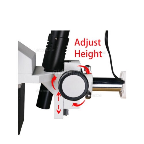 Microscopio operatorio odontoiatria 10X/15X/20X con luce a LED (per poltrona dentista)