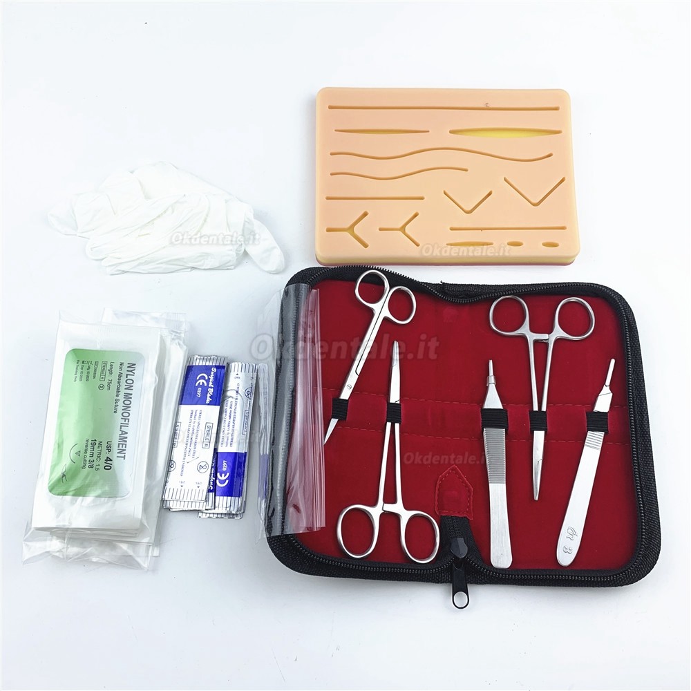 Kit di Simulazione per l'addestramento alle suture chirurgiche dentale