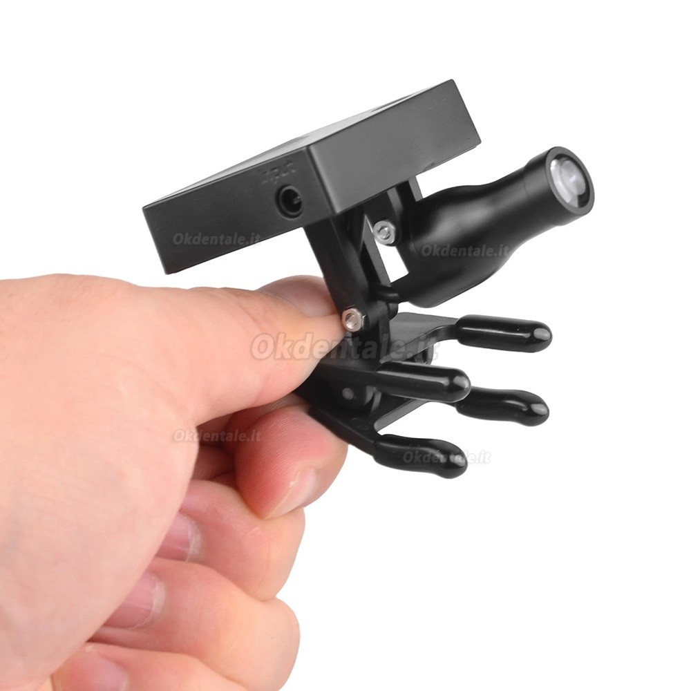 Lampada frontale dentale wireless da 5W con clip TD13 per lenti d'ingrandimento Lampada frontale dentale wireless da 5W con clip TD13 per lenti d'ingrandimento