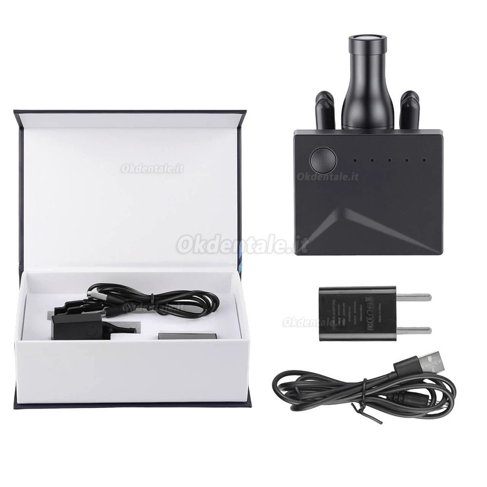 Lampada frontale dentale wireless da 5W con clip TD13 per lenti d'ingrandimento Lampada frontale dentale wireless da 5W con clip TD13 per lenti d'ingrandimento