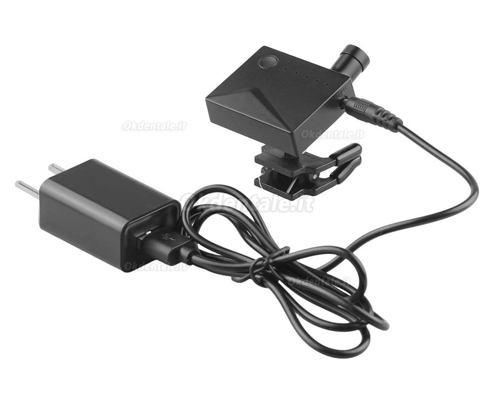 Lampada frontale dentale wireless da 5W con clip TD13 per lenti d'ingrandimento Lampada frontale dentale wireless da 5W con clip TD13 per lenti d'ingrandimento