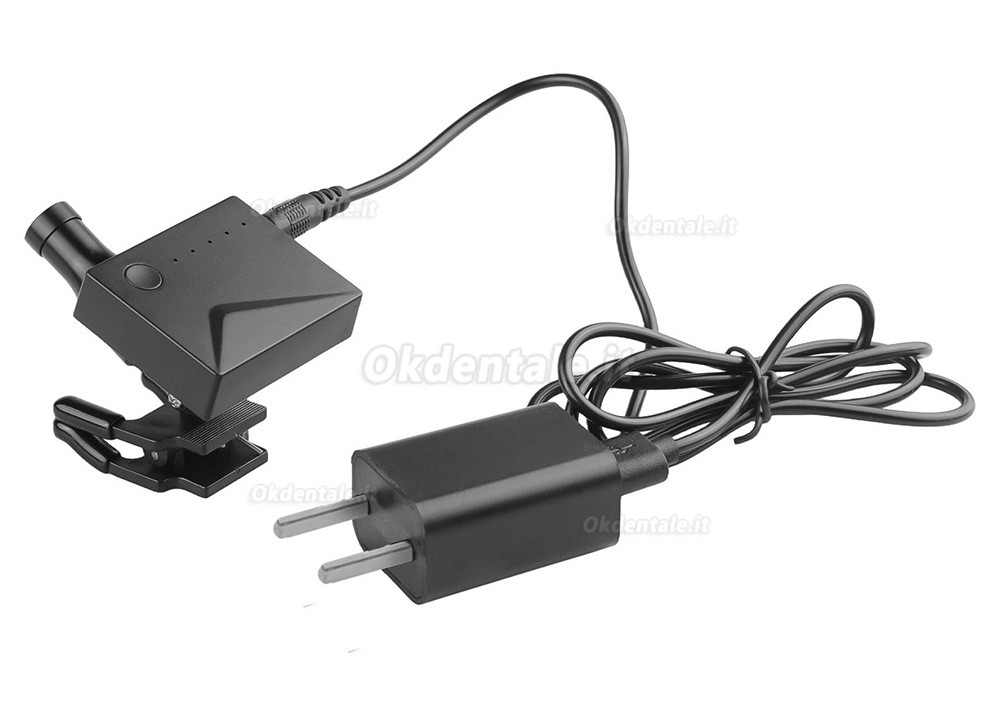 Lampada frontale dentale wireless da 5W con clip TD13 per lenti d'ingrandimento Lampada frontale dentale wireless da 5W con clip TD13 per lenti d'ingrandimento