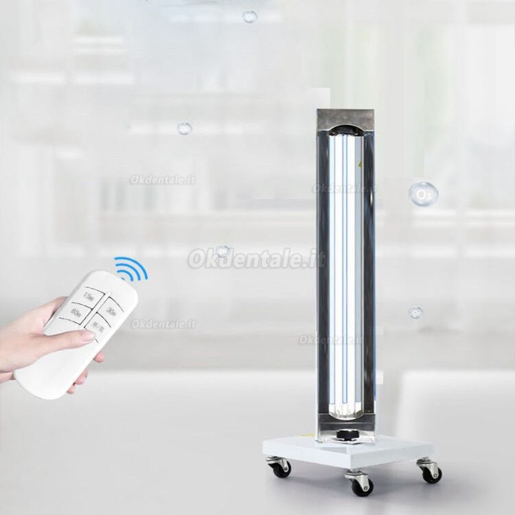 150W Mobile UV + Ozone Disinfezione Carrello Uvc Lampada Di Sterilizzazione Lampada Uvc Lampada Di Sterilizzazione a Luce Ultravioletta Germicida