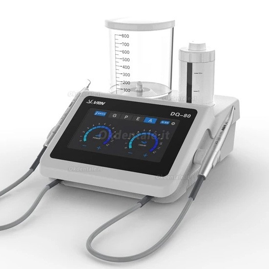 VRN® DQ-80 sistema multifunzione ablatore e lucidatore odontoiatrico (manipolo sopragengivale+sottogengivale)