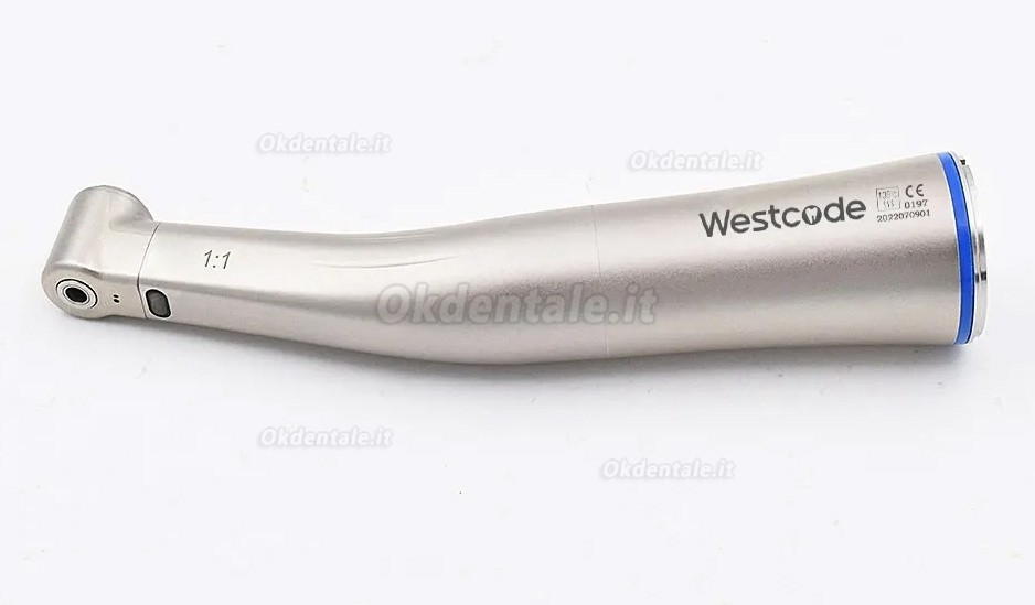 Westcode Contrangolo anello blu 1:1 con fibra ottica e getto d'acqua interno