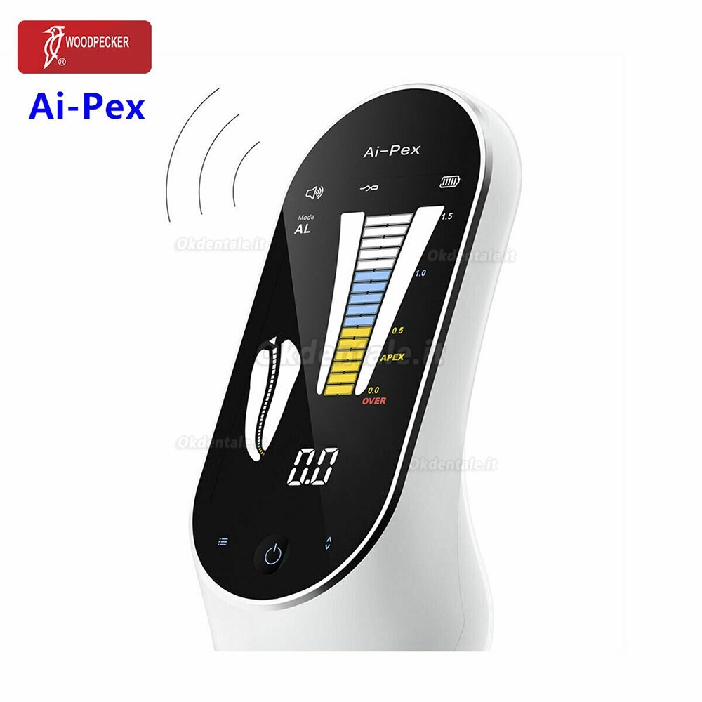 Rilevatore apicale dentale Woodpecker Ai-Pex con funzione Pulp Tester